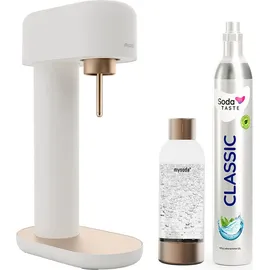 MySoda Wassersprudler Weiß-Kupfer