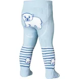 Playshoes Thermo-Strumpfhose Eisbär in Bleu | Gr.: 110/116
