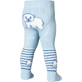 Playshoes Thermo-Strumpfhose Eisbär in Bleu | Gr.: 110/116