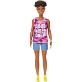 Barbie Fashionistas im pinken Camouflage Tanktop GHP98