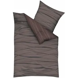 KAEPPEL Motion Mako-Satin braun 200 x 200 cm + 2 x 80 x 80 cm