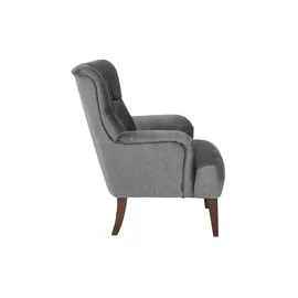 Max Winzer Sessel Brandon Samt 71 x 97 x 0 cm Schwarz