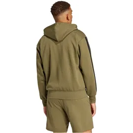 adidas Essentials 3-Streifen Sweatjacke Herren JD1864 - olive strata/black 3XL