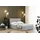 Kaiser Boxspringbett mit bettkasten matratze BALI stoff Mat Velvet Hellgrau 160x200 cm