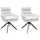 byLIVING Esszimmerstuhl Pura Cordbezug off-white schwarz 2er Set