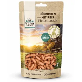 Wildes Land Katze 70g Hühnchen mit Reis