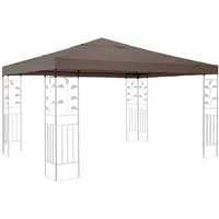Quick Star Ersatzdach für Pavillon 3x3m Taupe Ersatzbezug Pavillondach