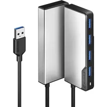Alogic USB-A Fusion SWIFT 4-in-1 Hub - Hub - USB 3.2 Gen 1 Space Grey USB-Hubs