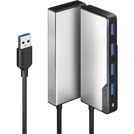 Alogic USB-A Fusion SWIFT 4-in-1 Hub - Hub - USB 3.2 Gen 1 Space Grey USB-Hubs