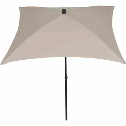 Siena Garden City Mittelstockschirm anthrazit/natur 180x180cm