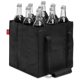 Achilles Flaschenkorb Flaschentasche für 9 x 1,5 Liter Flaschen 27 x 27 x 27 cm schwarz