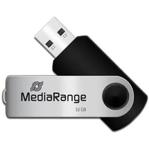 MediaRange Flexi-Drive 32GB schwarz/silber