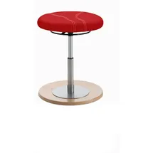 Mayer Sitzmöbel Hocker »1111«, Breite: 41 cm, höhenverstellbar, Polyester, rot