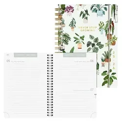 BRUNNEN Schülerkalender Little Plants August 2025 - Juli 2026 grün/creme
