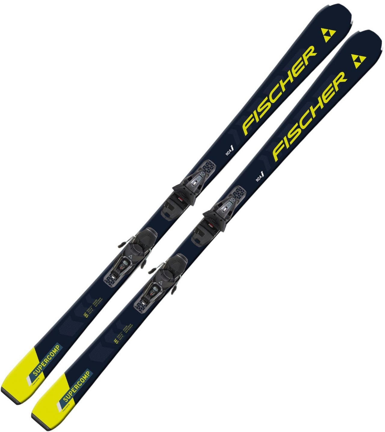 Ski Alpinski Carvingski On-Piste-Rocker - Fischer RC4 Supercomp SLR - 160cm - inkl. Bindung RS10 SLR Z3-10 - Modell 2024 - All Mountain Ski - geeignet für Einsteiger bis Fortgeschrittene