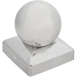 GAH Alberts Pfostenkappe Quadratisch 91 x 91 mm Edelstahl