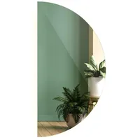 Tulup Led, Blaugrau, Glas, 40x80x2.4 cm, Spiegel, Wandspiegel