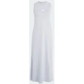 adidas Shirtkleid Grau/Weiß L