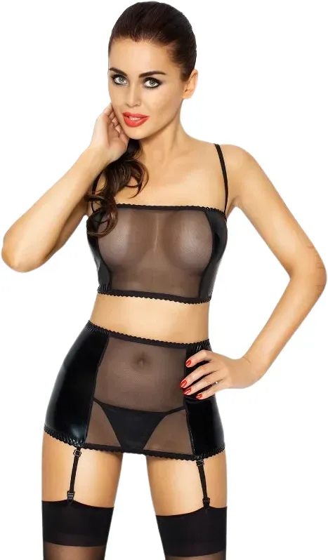 PASSION - WOMAN SAYLA SET SCHWARZ GRÖSSE L/XL - Schwarz / L/XL