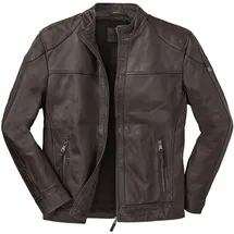Ross & Cole Lederjacke dunkelbraun 54