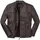 Ross & Cole Lederjacke dunkelbraun 54