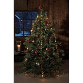 Konstsmide Baummantel mit Ring Leuchtdekoration, Bernstein