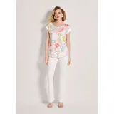 Madeleine Print-Shirt Paisley-Print Weiß 38