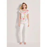 Madeleine Print-Shirt Paisley-Print Weiß 38