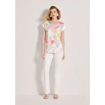 Madeleine Print-Shirt Paisley-Print Weiß 38