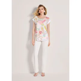 Madeleine Print-Shirt Paisley-Print Weiß 38