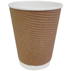 Gastronoble Fiesta Recyclable Heißgetränkebecher - 34cl - 250 Kaffeebecher - Pappbecher
