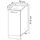 Vicco Apothekerschrank R-Line 30 x 0 x 0 cm Weiß