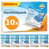 Idelia® 10x Luftentfeuchter Granulat 400g (Sparvorteils 10er Set Luftentfeuchter Nachfüllpack's) I Entfeuchter Nachfüllpack (Schimmel- und Geruchsschutz)