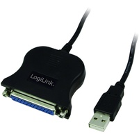 Logilink USB 2.0 Parallel D-SUB Adapter schwarz