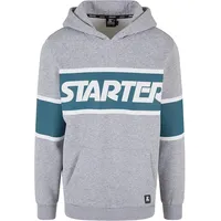 Starter Black Label Starter Kapuzenpullover in heathergrey/teal | Gr.: