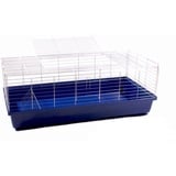 Hasenkäfig Kaninchenkäfig Meerschweinchenkäfig Kleintier Rabbit 1,20m blau