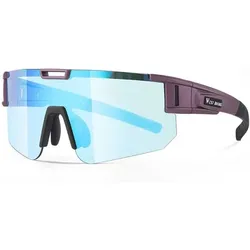 Sport-Sonnenbrillen mit photochromatischen Gläsern, UV400 violett NO SIZE