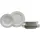 Ritzenhoff & Breker Tafelservice Sofia 12-teilig, Speiseteller (26 cm) und Suppenteller (22 cm) für 6 Personen, Tafel-Set mit feinem Rillenrelief, Fine-Dining-Geschirr, Porzellan, weiß