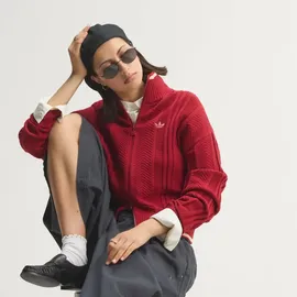 adidas ORIGINALS Strickjacke FIREBIRD beige / rot MxNormalgrößen