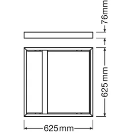 LEDVANCE M625 Einbaurahmen