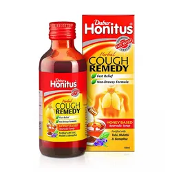 Chonitus: Sirup mit Honig und Tulsi (100 ml), Honitus Sirup für Husten, Dabur