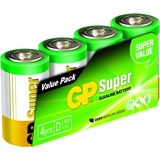 GP Batteries Super Mono (D)-Batterie Alkali-Mangan 1.5V 4St.