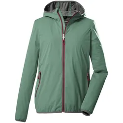 Killtec Sommer Wanderjacke KOS 61 mit Kapuze (2-Lagen-Jacken, PFC-frei, sehr leicht) pistaziegrün Damen