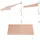 DETEX Klemmmarkise 400 cm orange/weiß