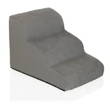 hjh living PAWY STEP 3 Hunderampe 3 Stufen Grau