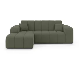 OTTO home Eckcouch Polyester 2-Sitzer Dunkelgrün
