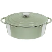 Tefal Lov Gusseisen ovaler Bräter 34 cm beige