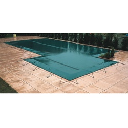 WALU SAND Pool Sicherheits-Winterabdeckung, Rechteckbeckengrößen: 10.00 x 5.00 m, Farbe: sand