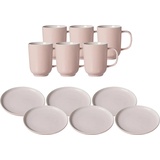 Ritzenhoff & Breker Jasper Kaffeeservice 12-tlg. grau/rosa