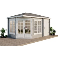 Alpholz Gartenhaus Josephine-40 Walmdach Unbehandelt 470 cm x 325